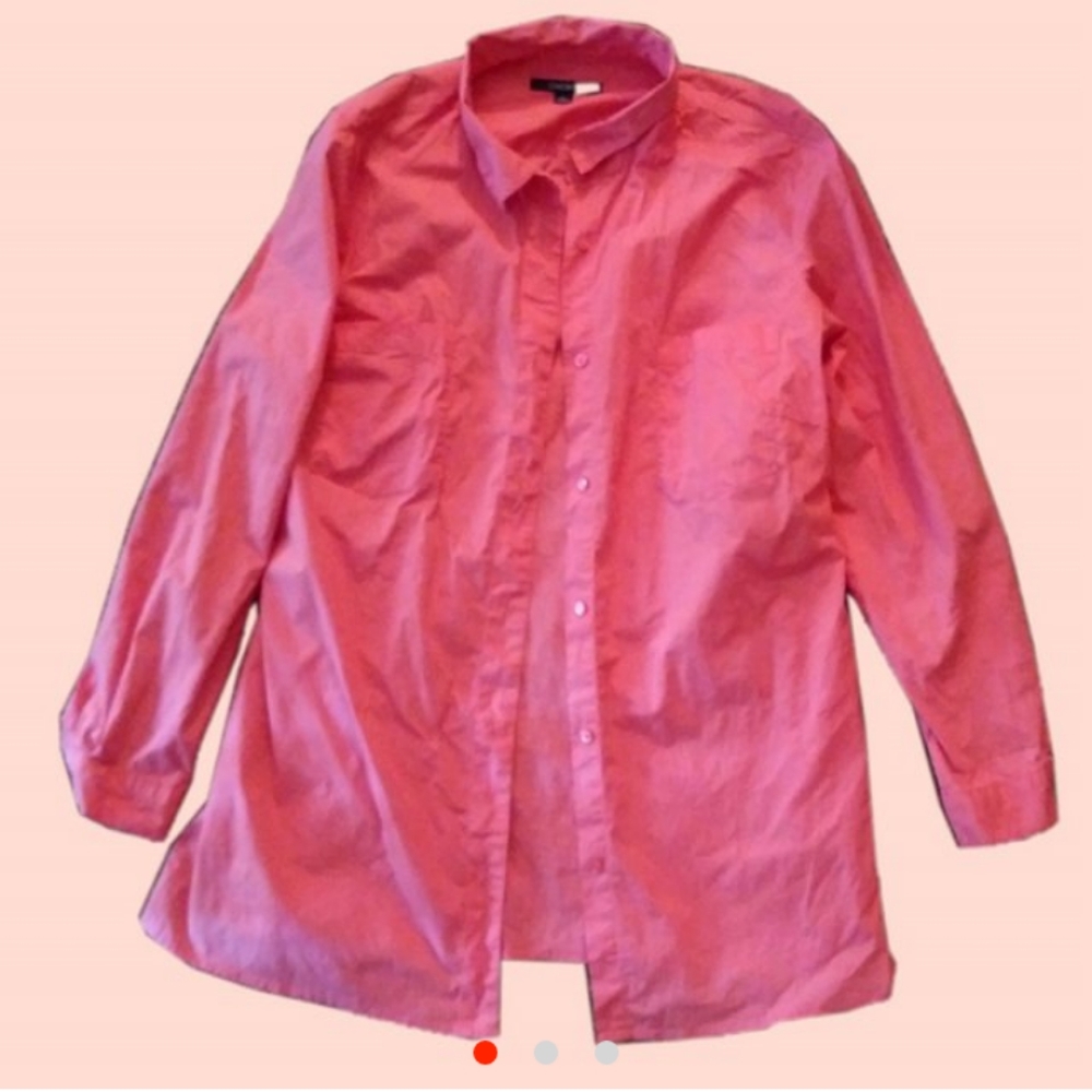 🎈 PRICE DROP 🎈 NWOT Chadwicks Pink Button Up